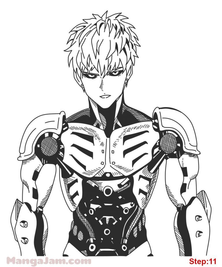 One Punch Man Drawing Photo