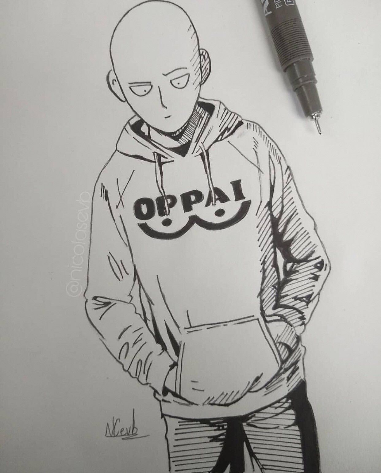 One Punch Man Drawing Picture