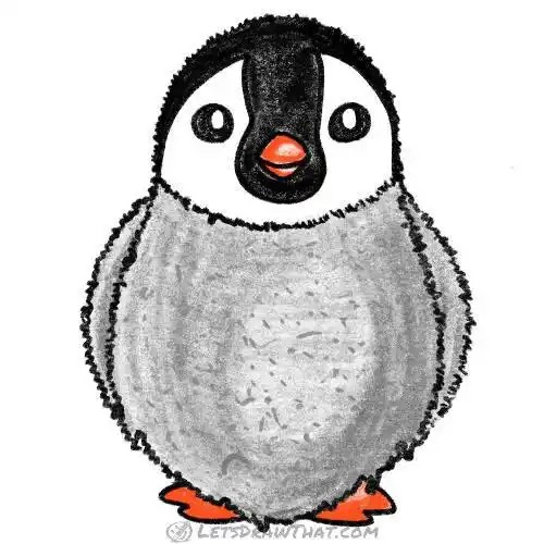 Penguin Drawing Art