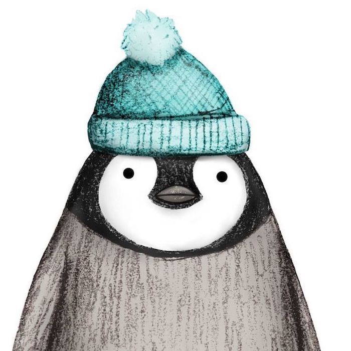 Penguin Drawing Sketch - Drawing Skill