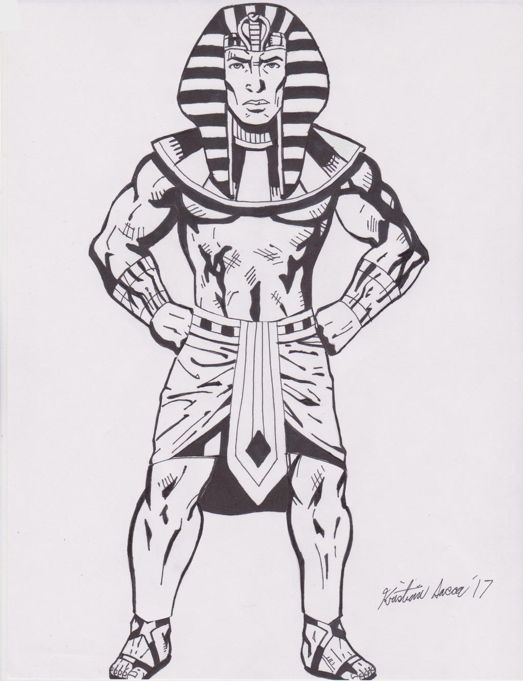 Pharaoh Drawing Art