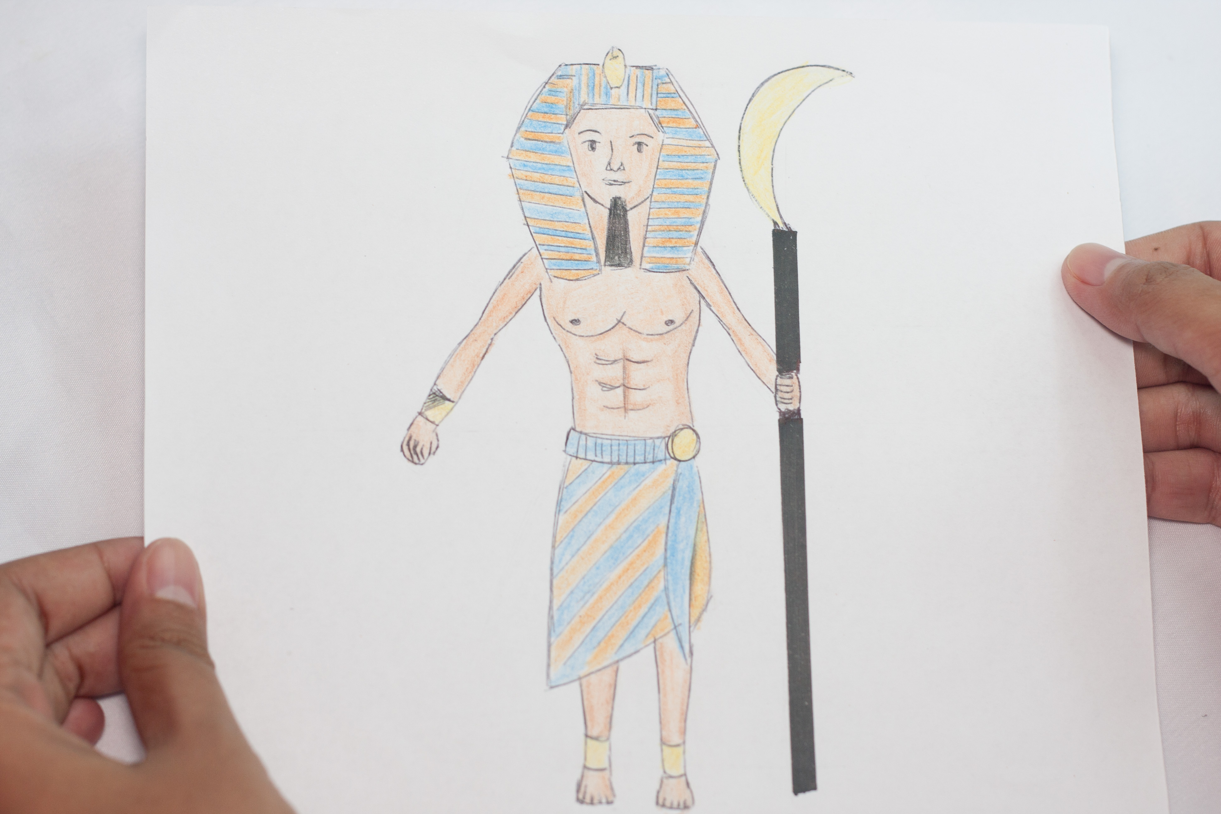 Pharaoh Drawing Beautiful Image