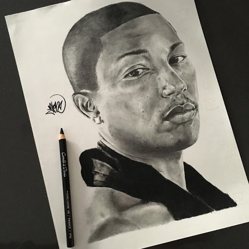 Pharrell Williams Drawing Art