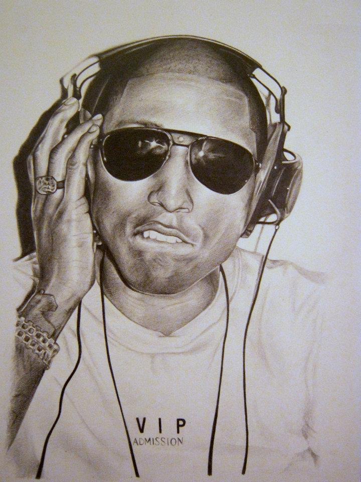 Pharrell Williams Drawing Picture