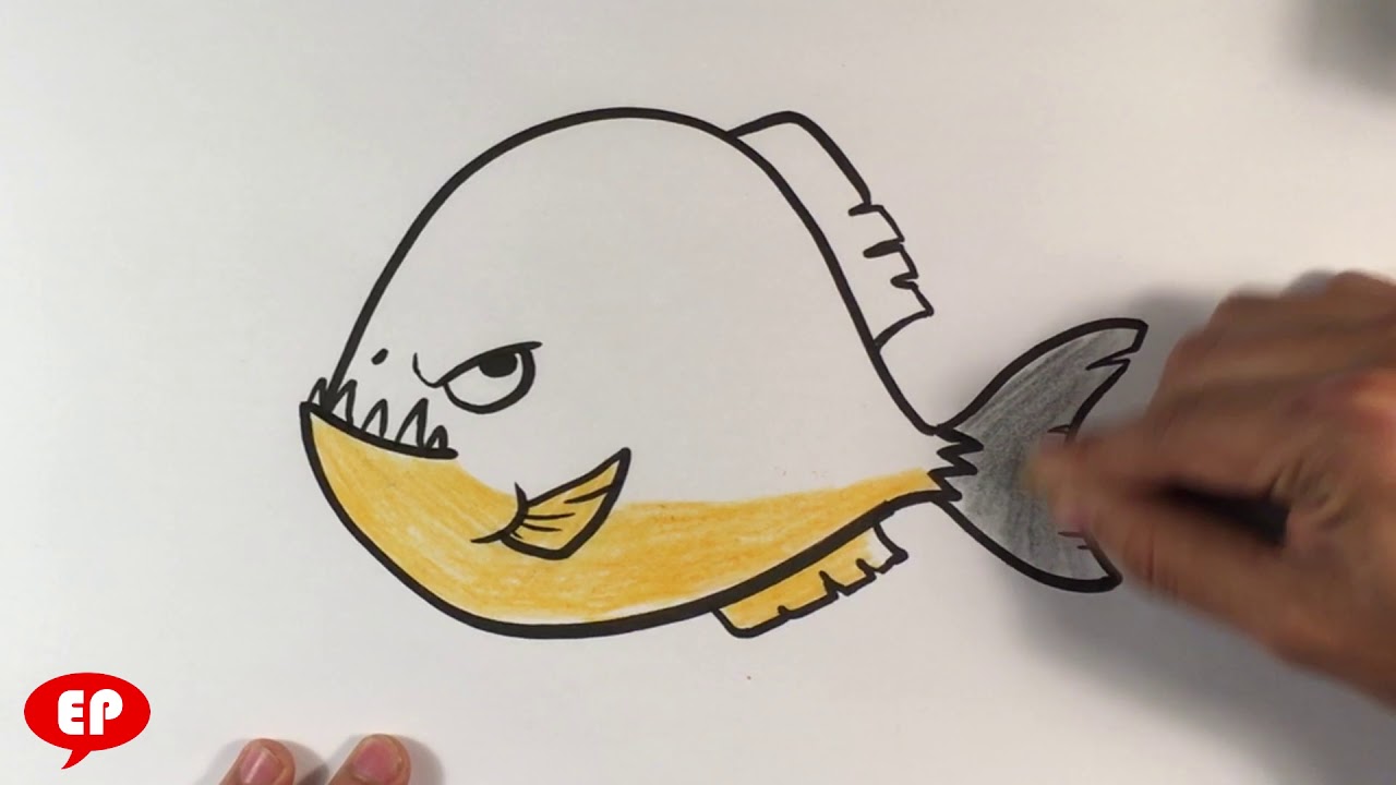 Piranha Drawing Amazing