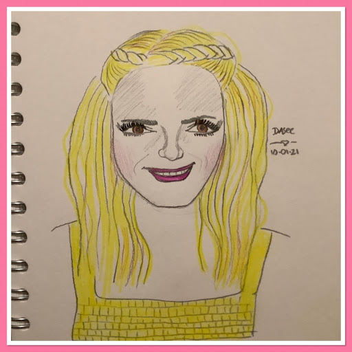 Pixie Lott Drawing High-Quality