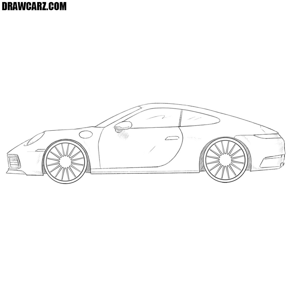 Porsche Drawing Best
