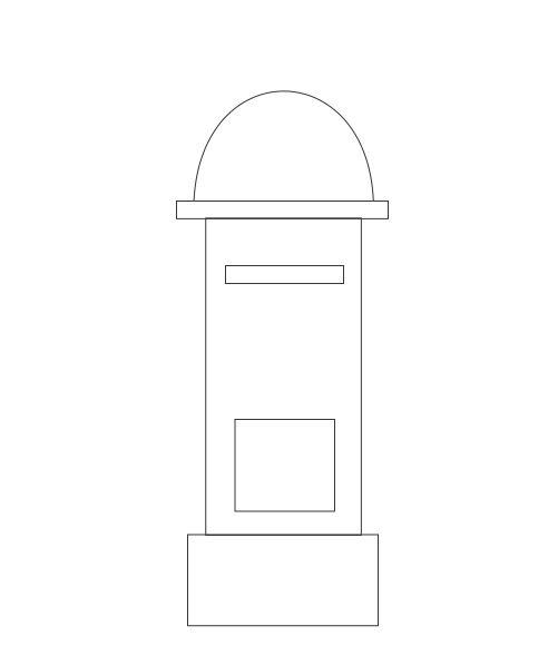 Postbox Drawing Image