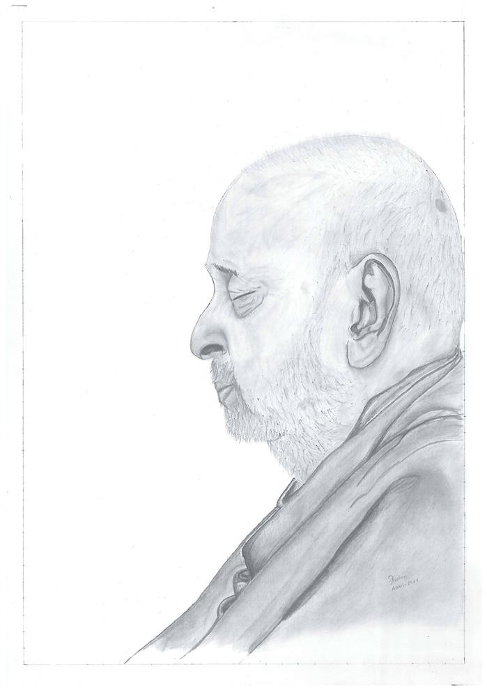 Pramukh Swami Maharaj Drawing Best