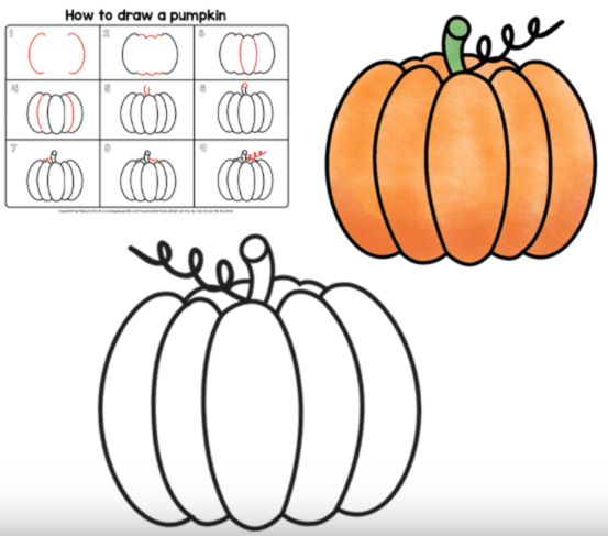 Pumpkin Drawing Amazing