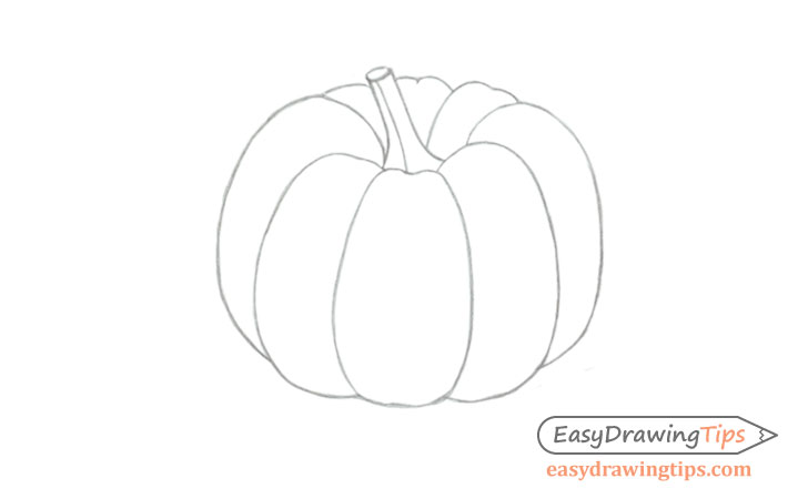 Pumpkin Drawing Beautiful Image
