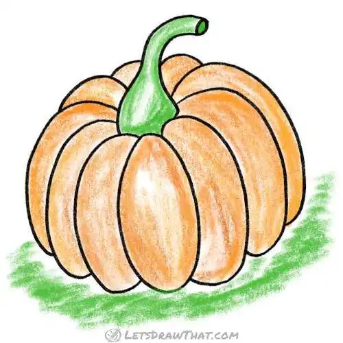 Pumpkin Drawing Best
