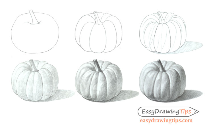 Pumpkin Drawing Pics