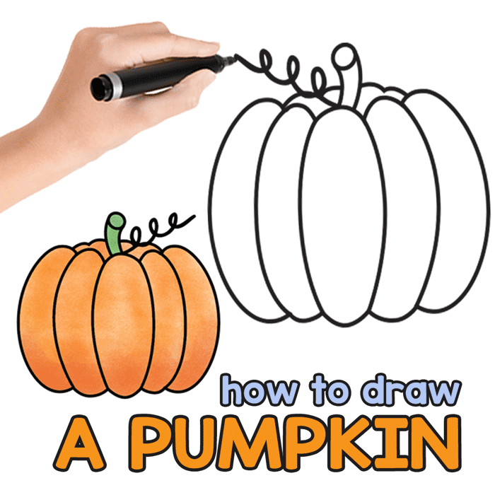 Pumpkin Drawing Realistic