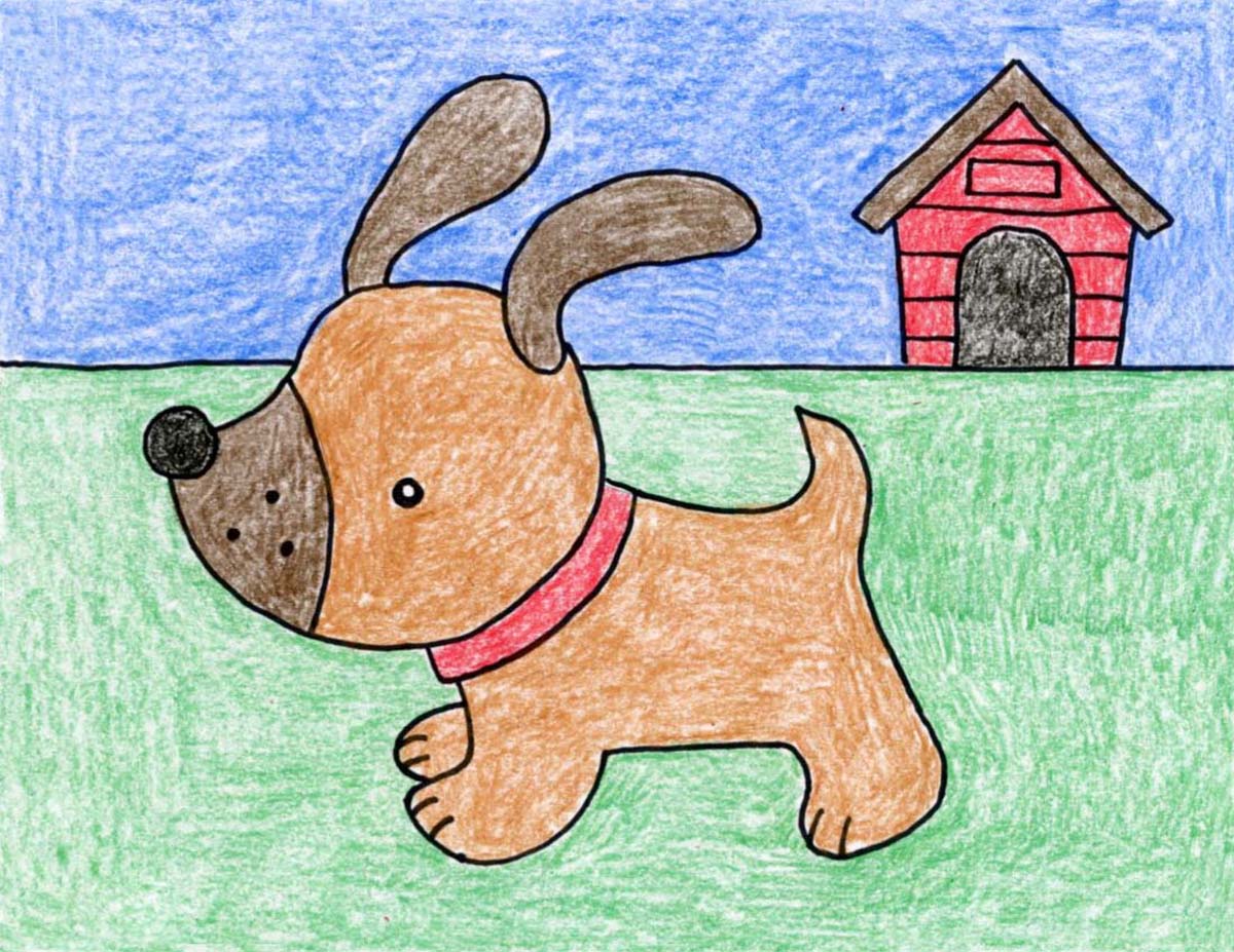 Puppy Drawing Image