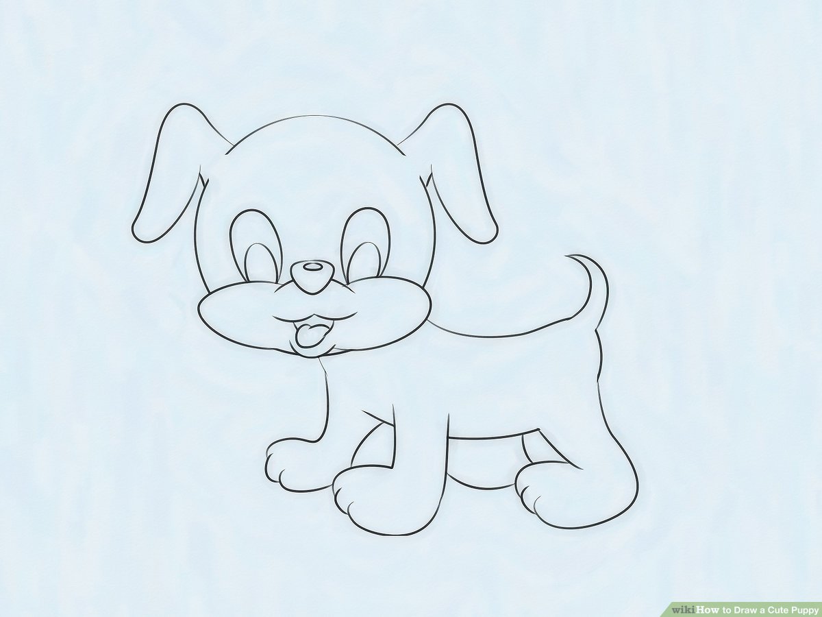 Puppy Drawing Sketch