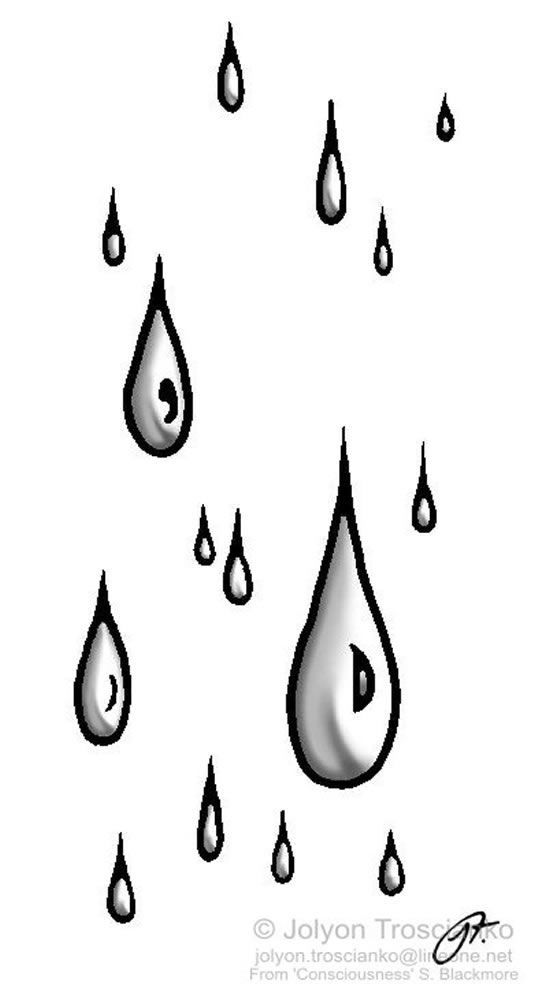 Raindrop Drawing Sketch