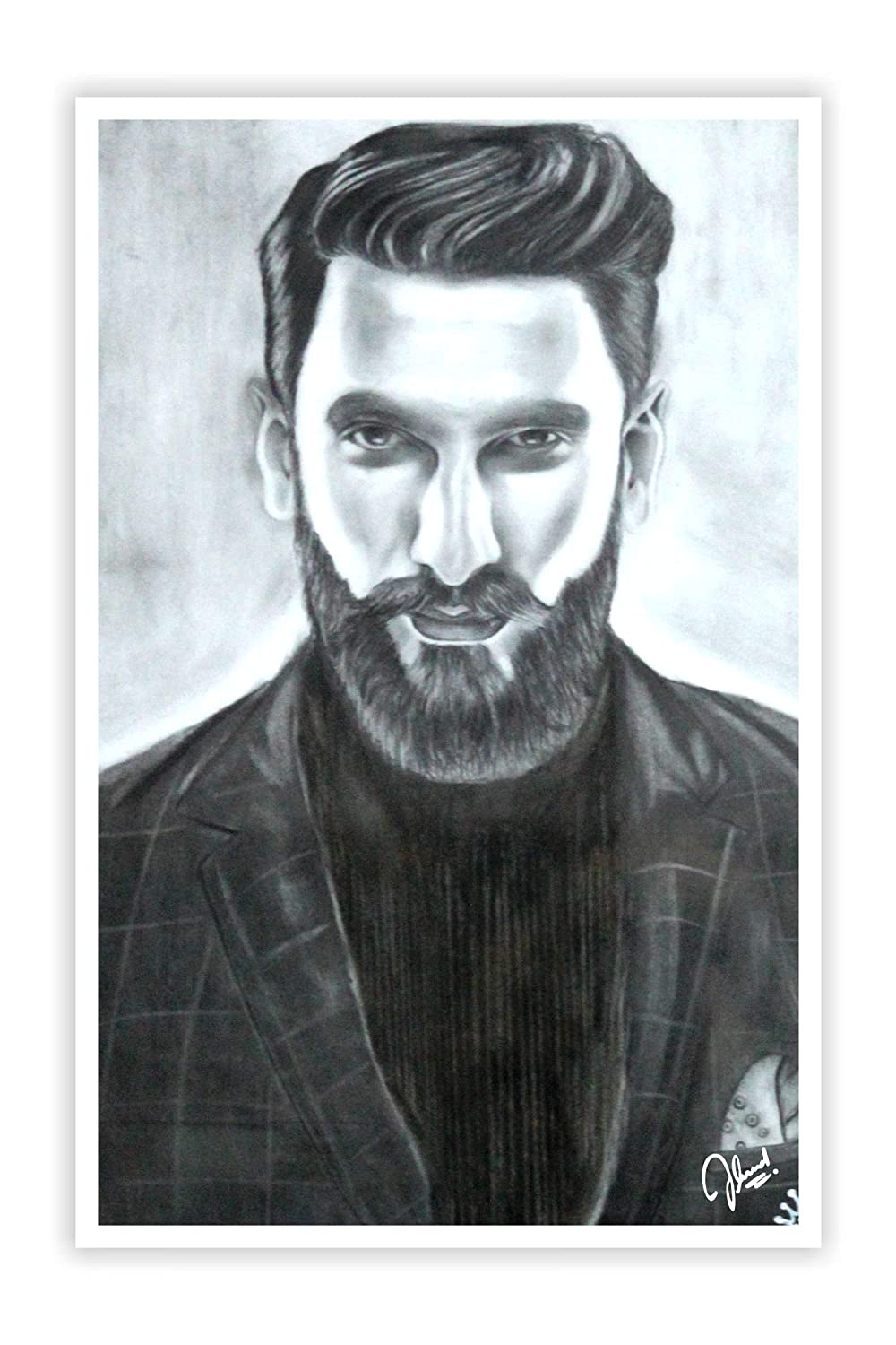 Ranveer Singh Drawing Art