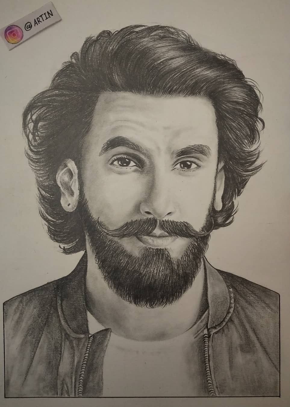 Ranveer Singh Drawing Beautiful Image