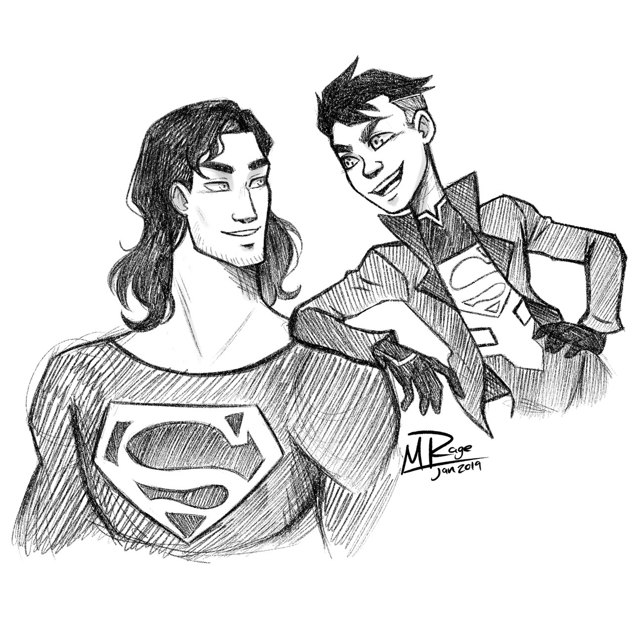 Reign of The Supermen Drawing