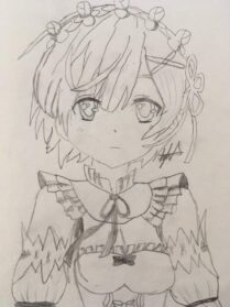 Rem Drawing Realistic - Drawing Skill
