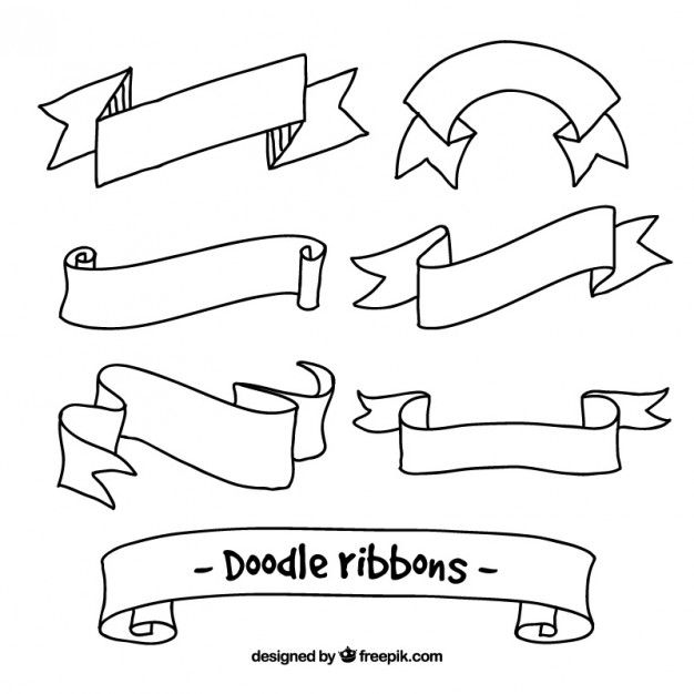 Ribbon Drawing Beautiful Art