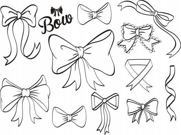 Ribbon Drawing Pictures