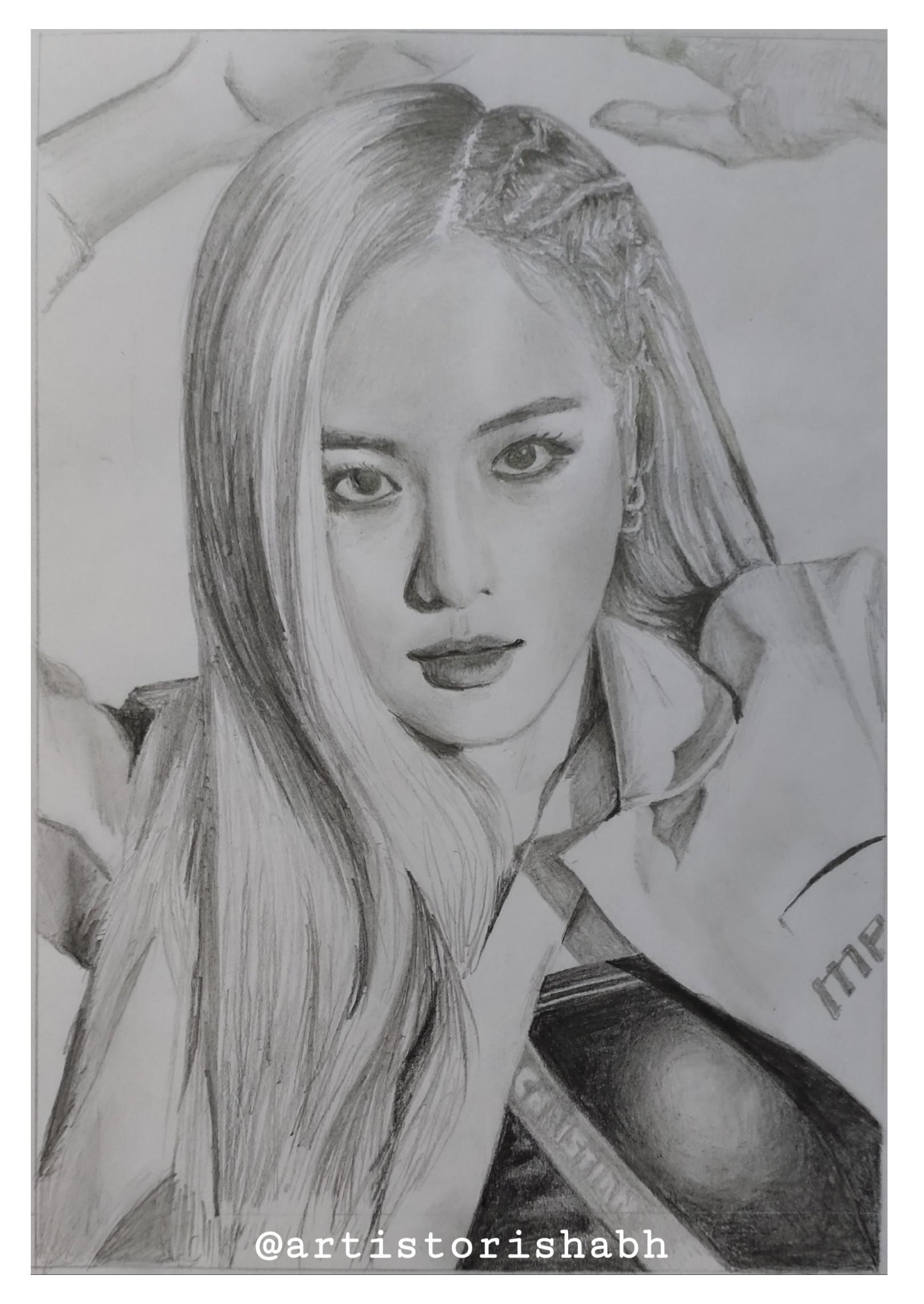 Rose Blackpink Drawing Amazing