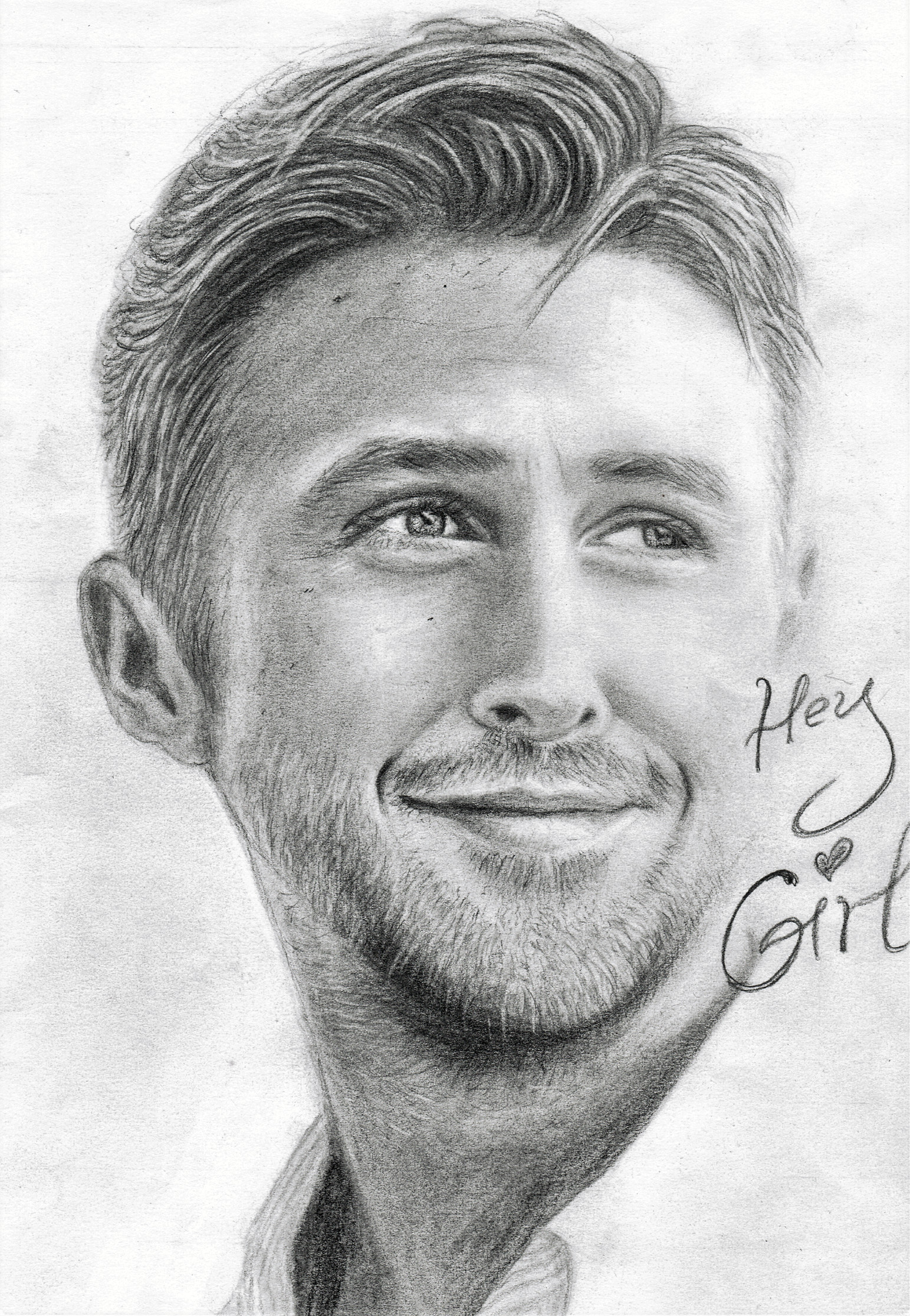 Ryan Gosling Drawing Creative Art