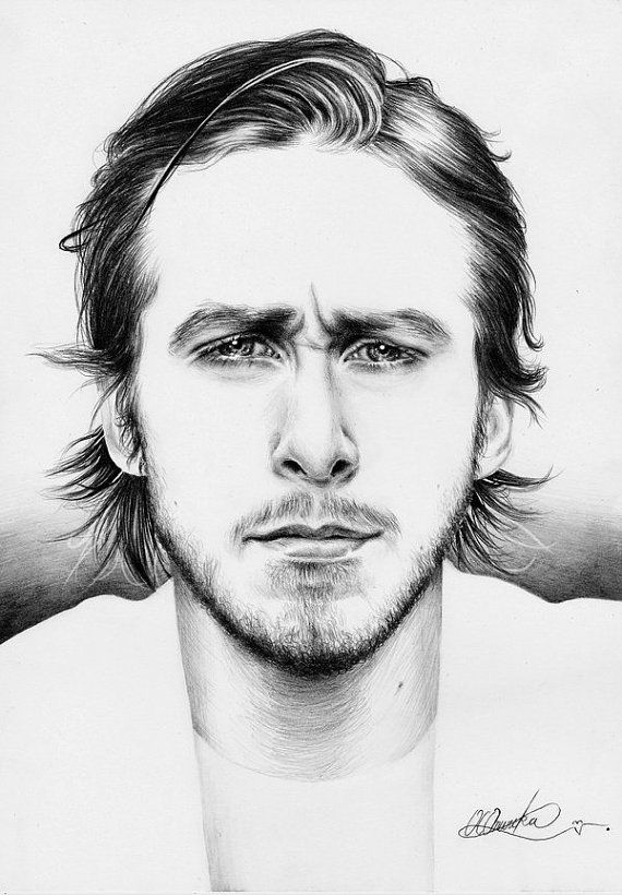 Ryan Gosling Drawing Picture