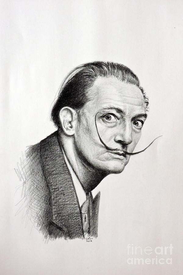 Salvador Dali Drawing