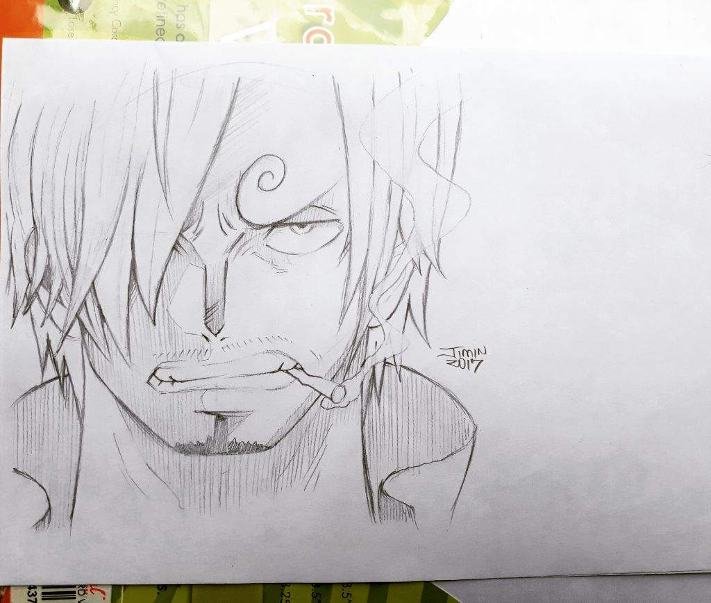 Sanji One Piece Drawing Photo