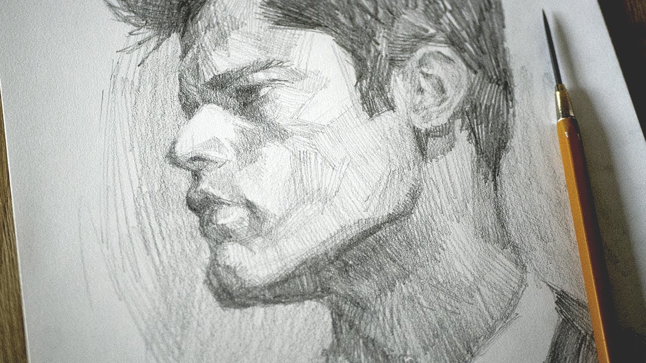 Sean O’Pry Drawing Picture