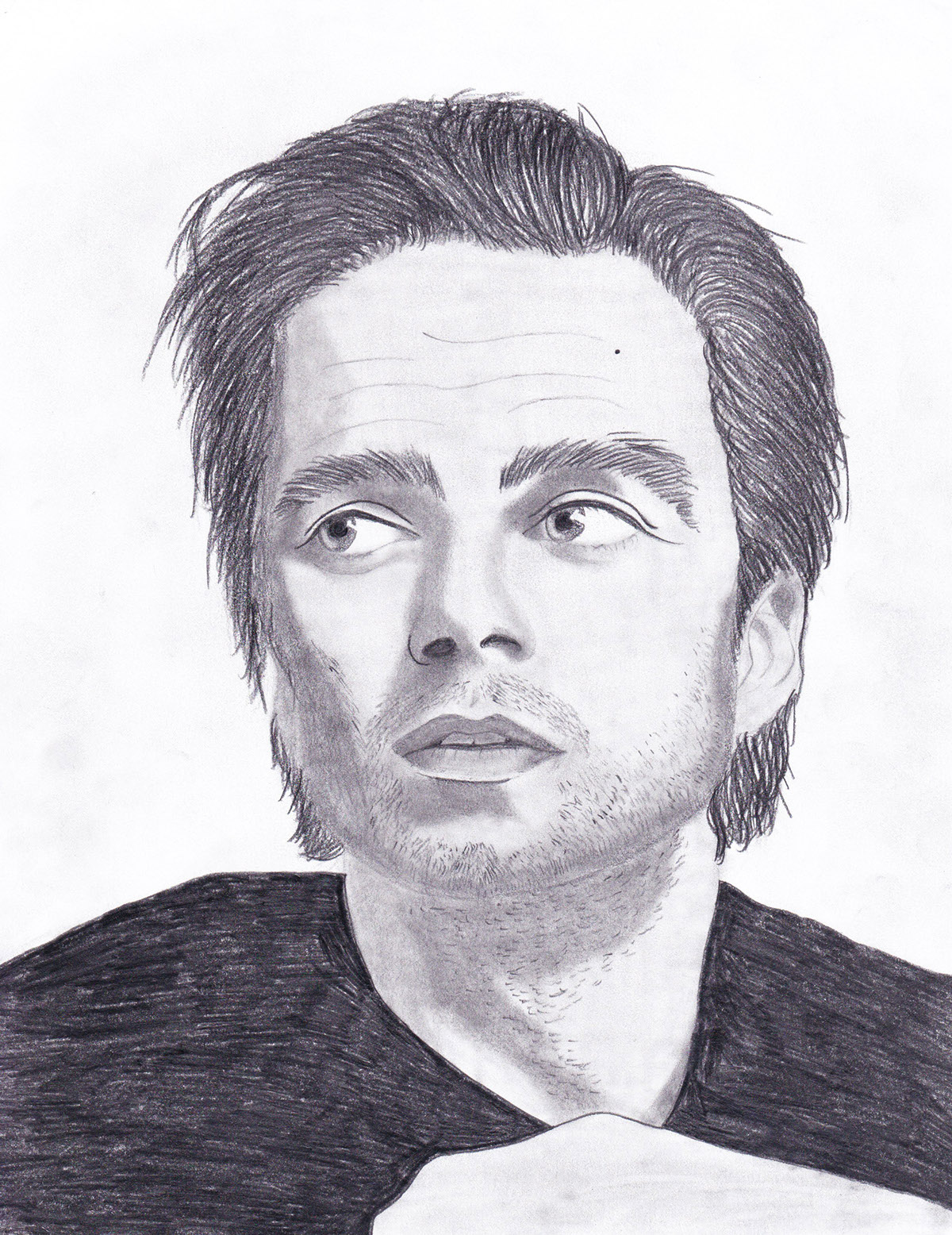 Sebastian Stan Drawing Amazing