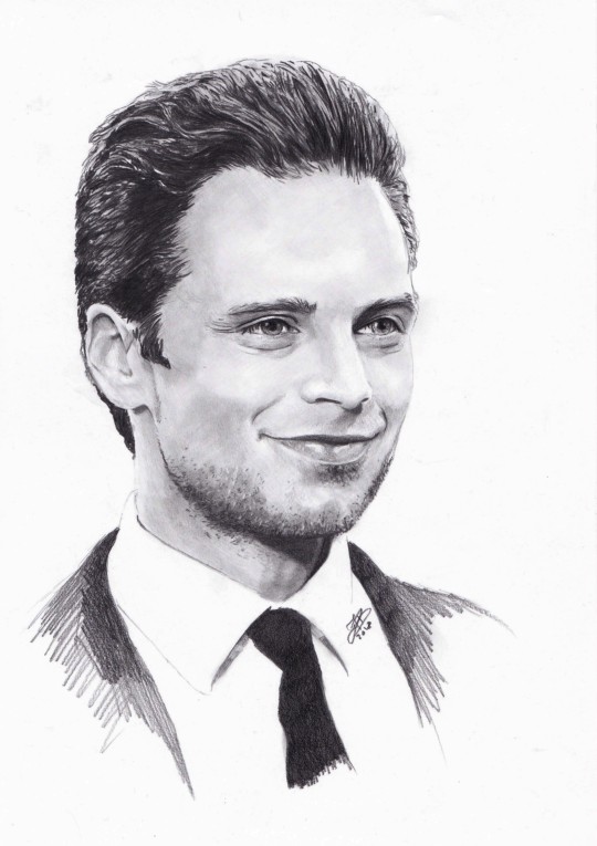 Sebastian Stan Drawing Beautiful Art