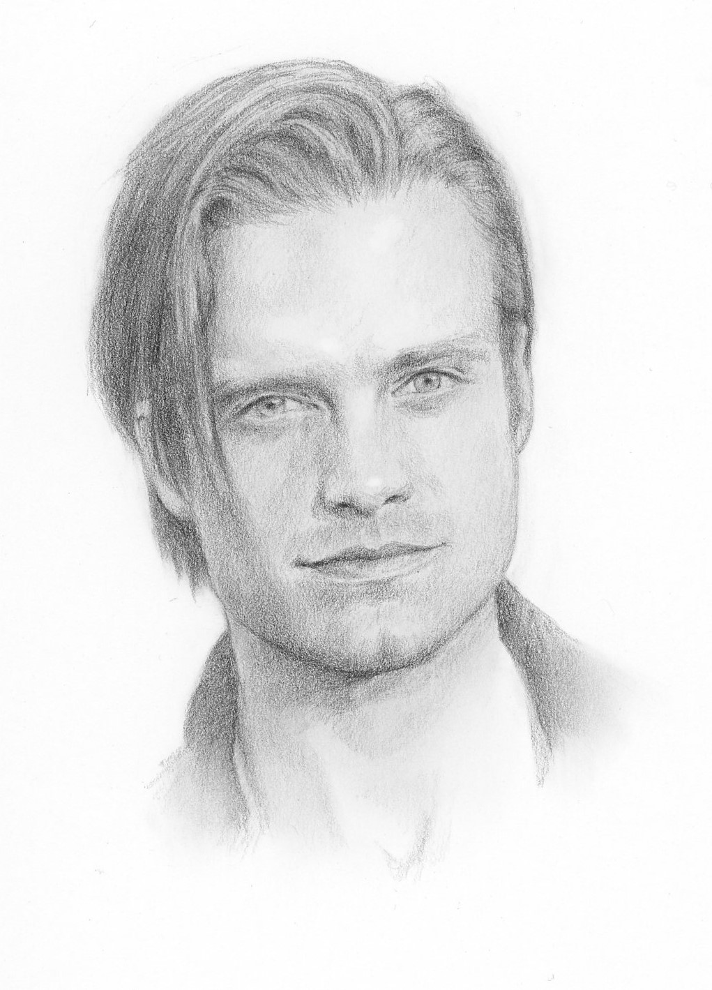 Sebastian Stan Drawing Beautiful Image