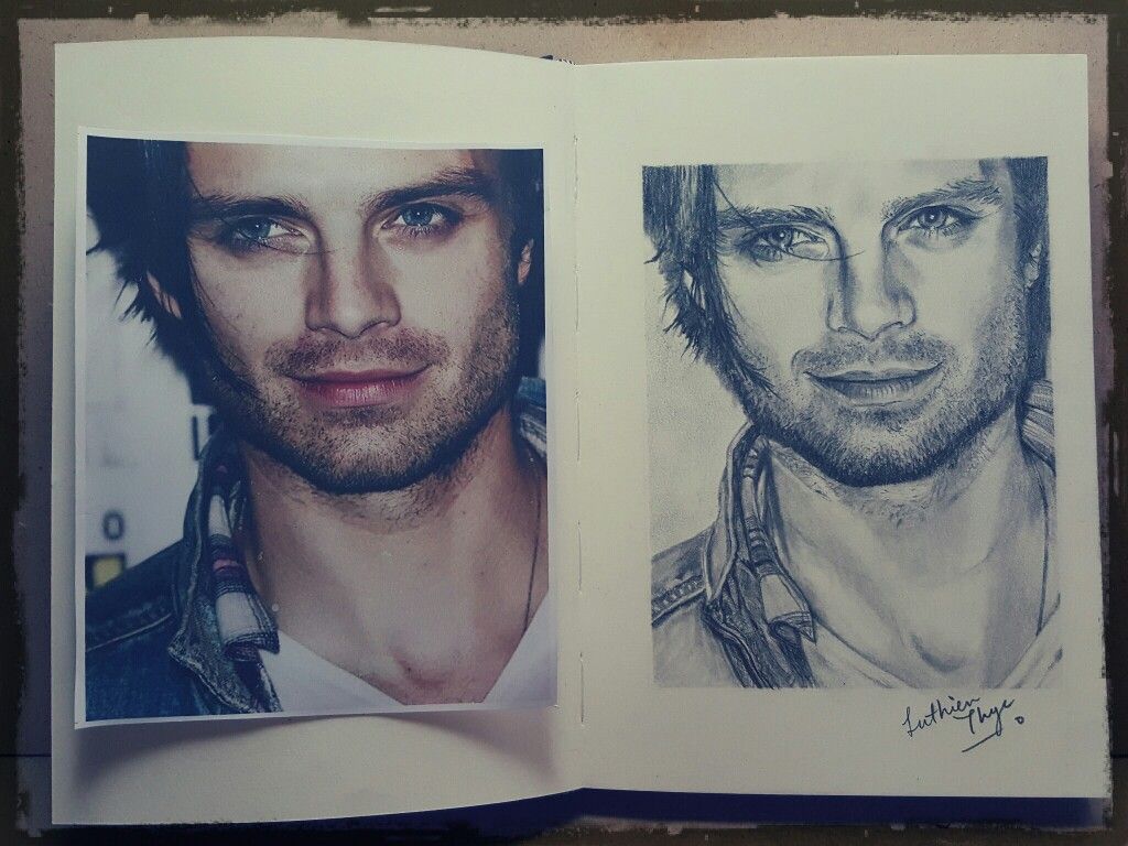 Sebastian Stan Drawing Photo
