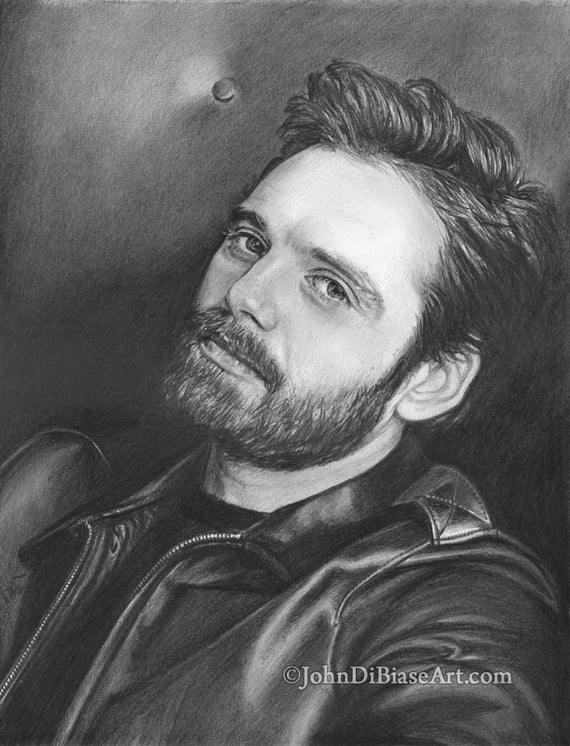 Sebastian Stan Drawing Picture