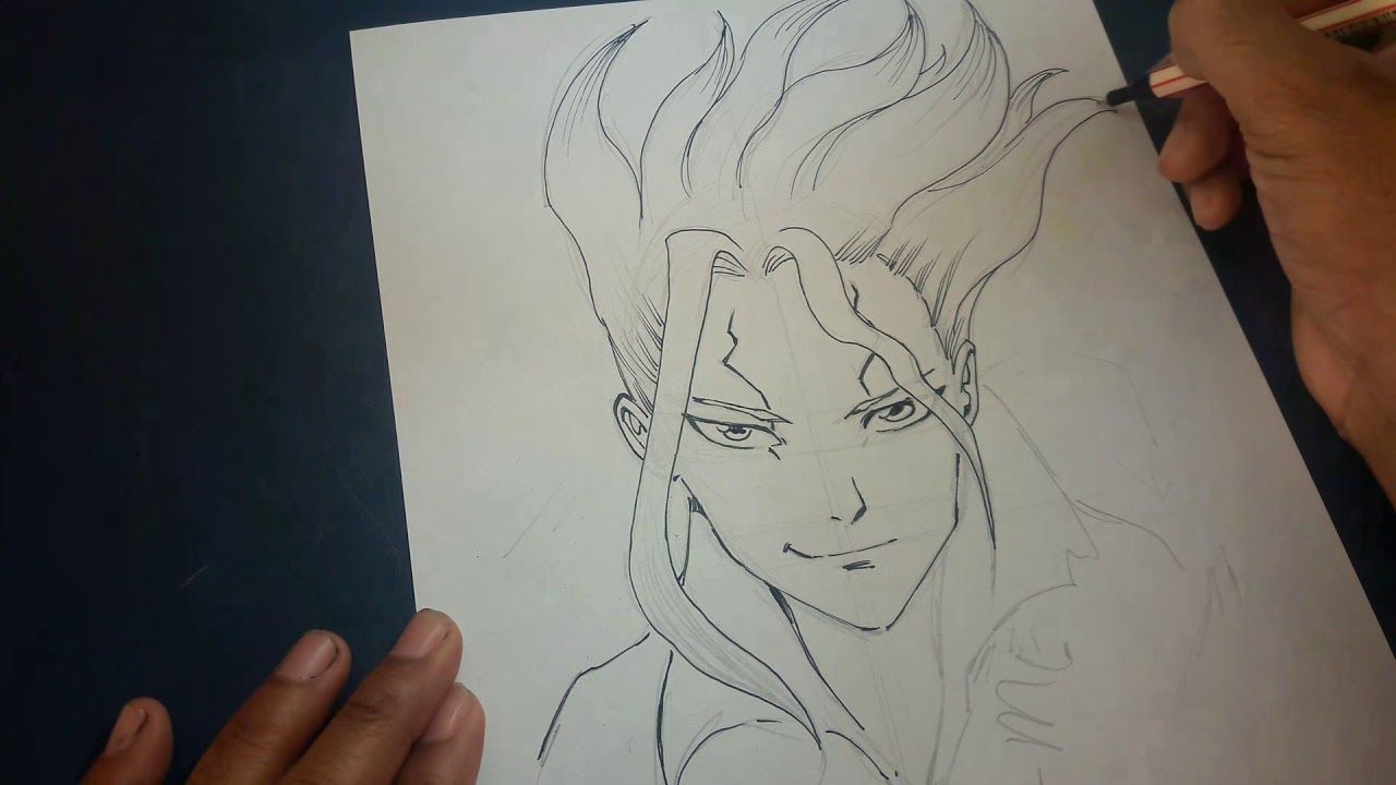 Senku Ishigami Drawing Best