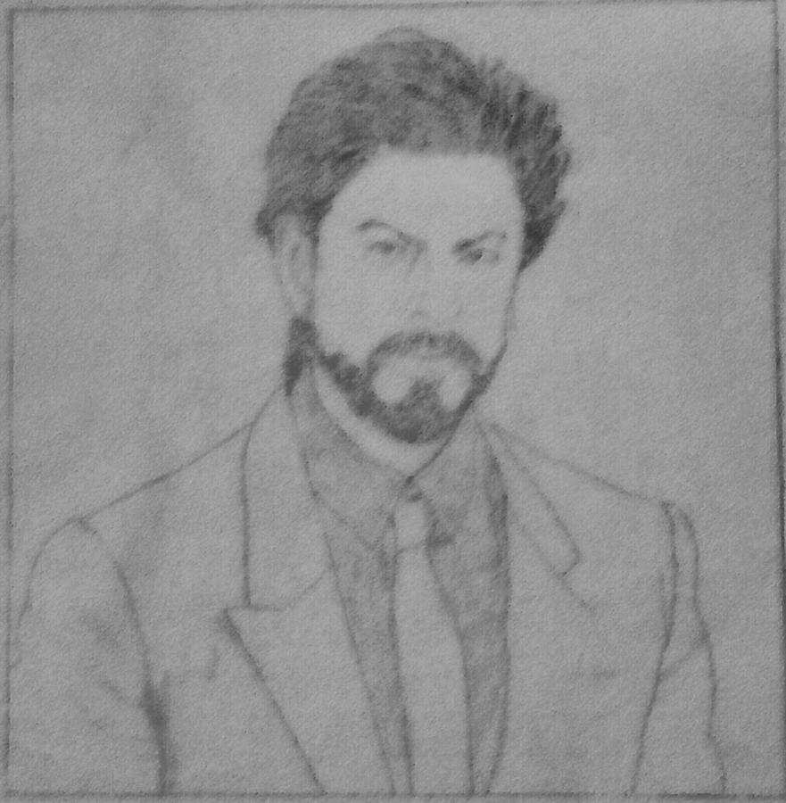 Shahrukh Khan Drawing Best