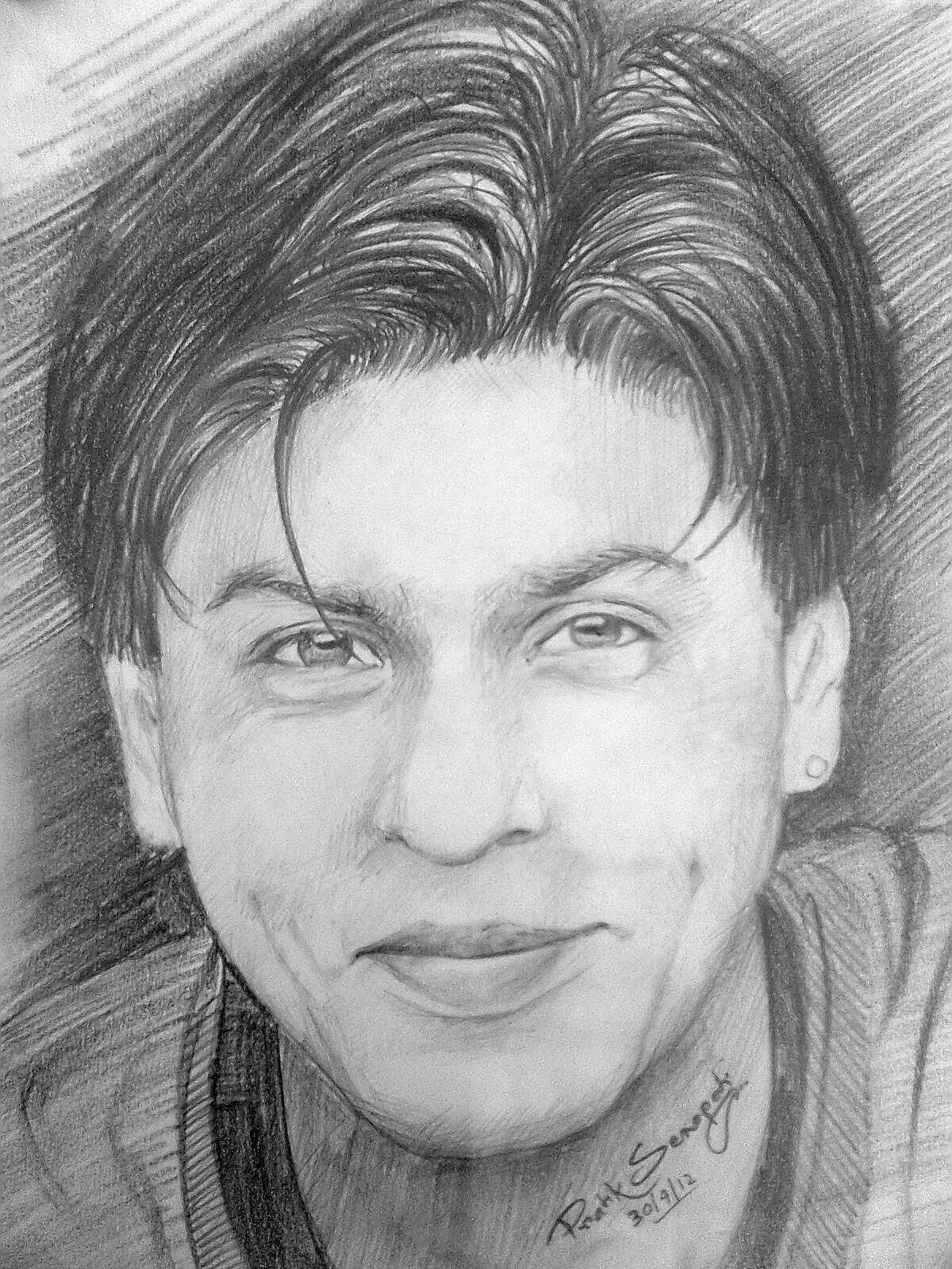 Shahrukh Khan Drawing Sketch