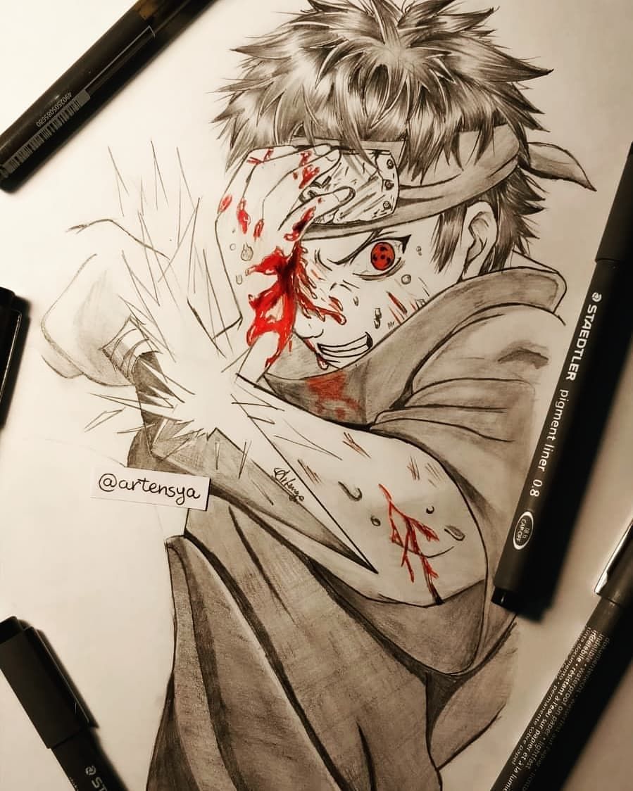 Shisui Uchiha Drawing Picture