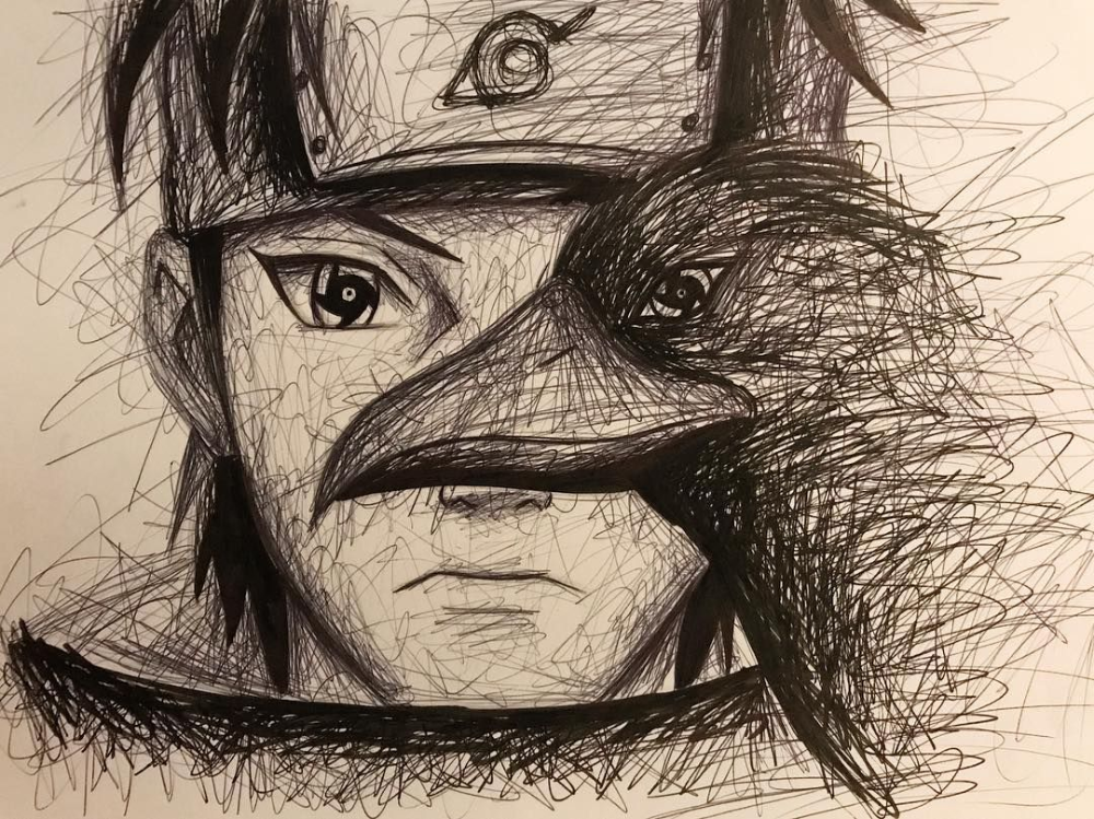 Shisui Uchiha Drawing