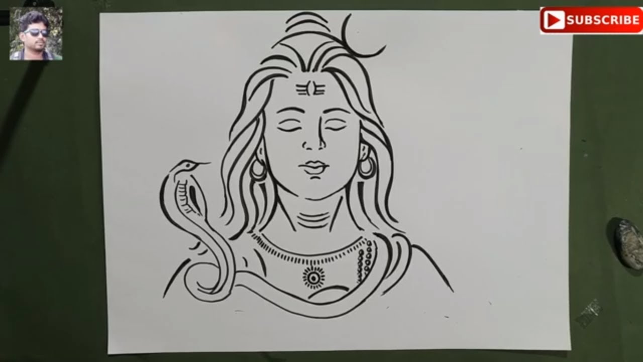 Shiva Drawing Image
