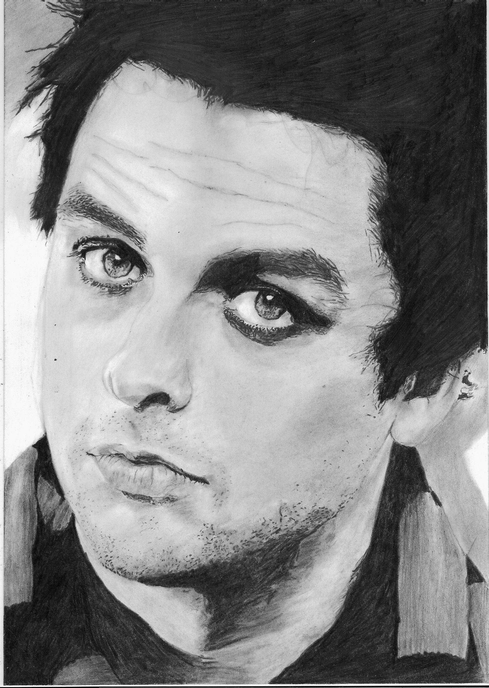 Singer Billie Joe Armstrong Drawing Image