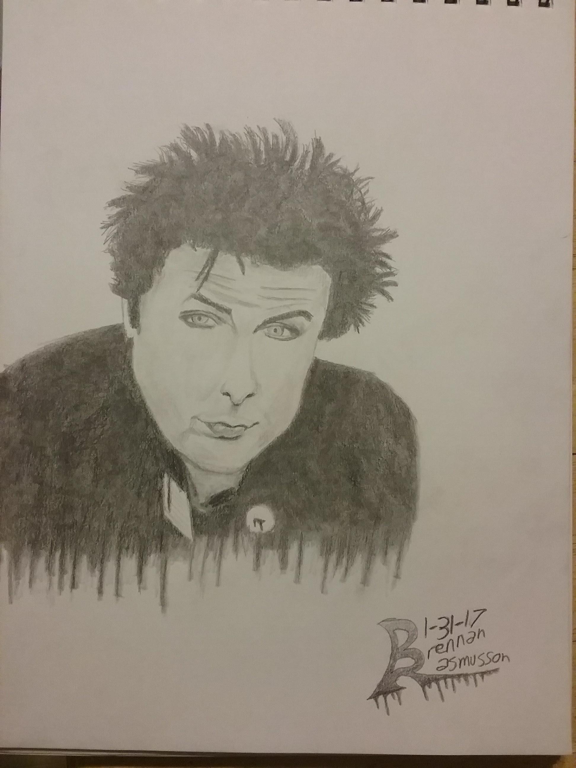 Singer Billie Joe Armstrong Drawing Pic