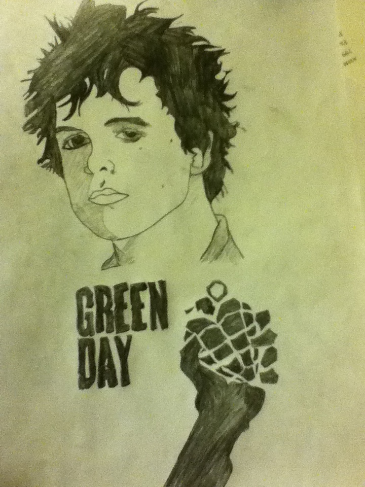 Singer Billie Joe Armstrong Drawing Pics