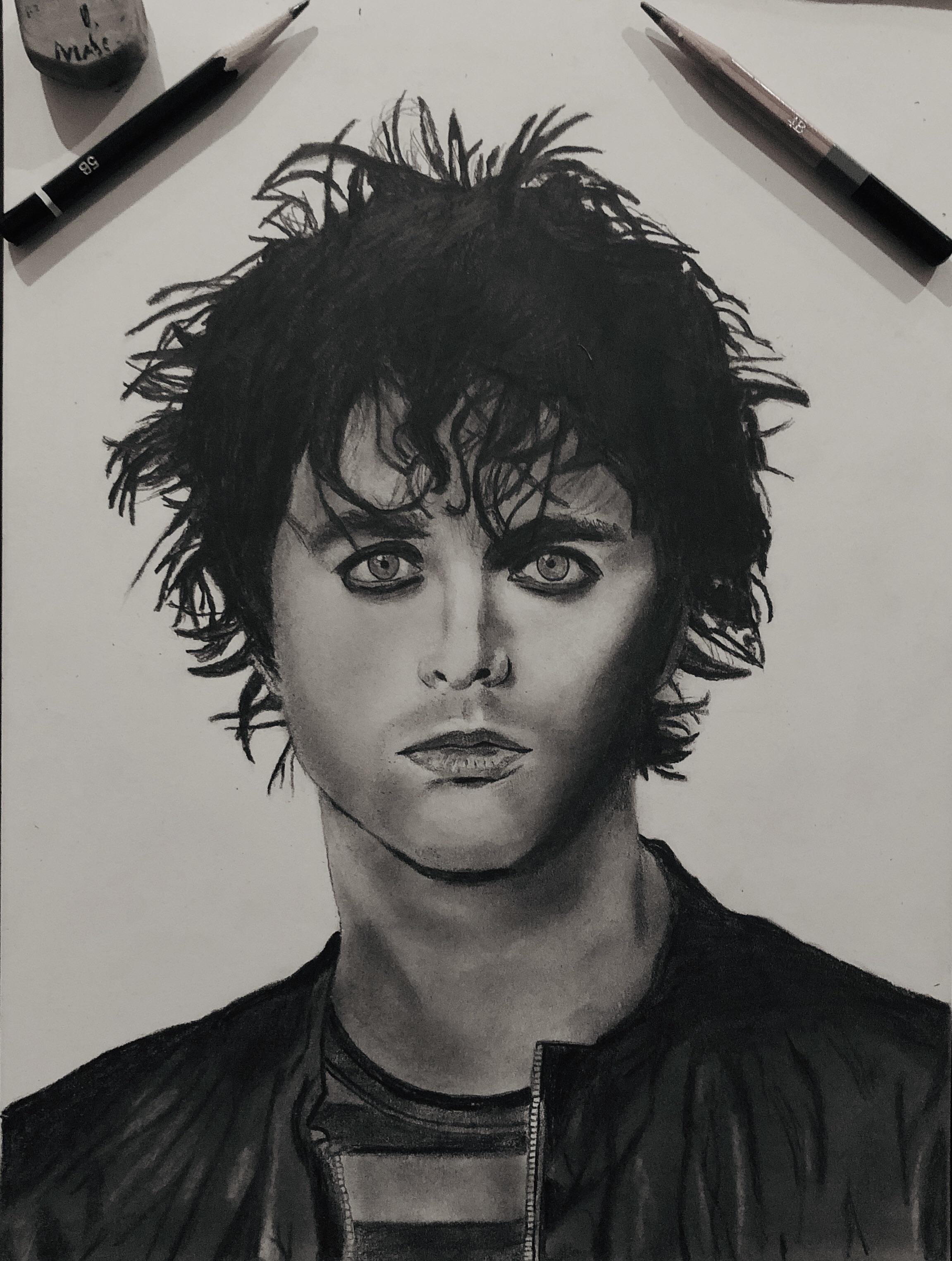 Singer Billie Joe Armstrong Drawing Picture