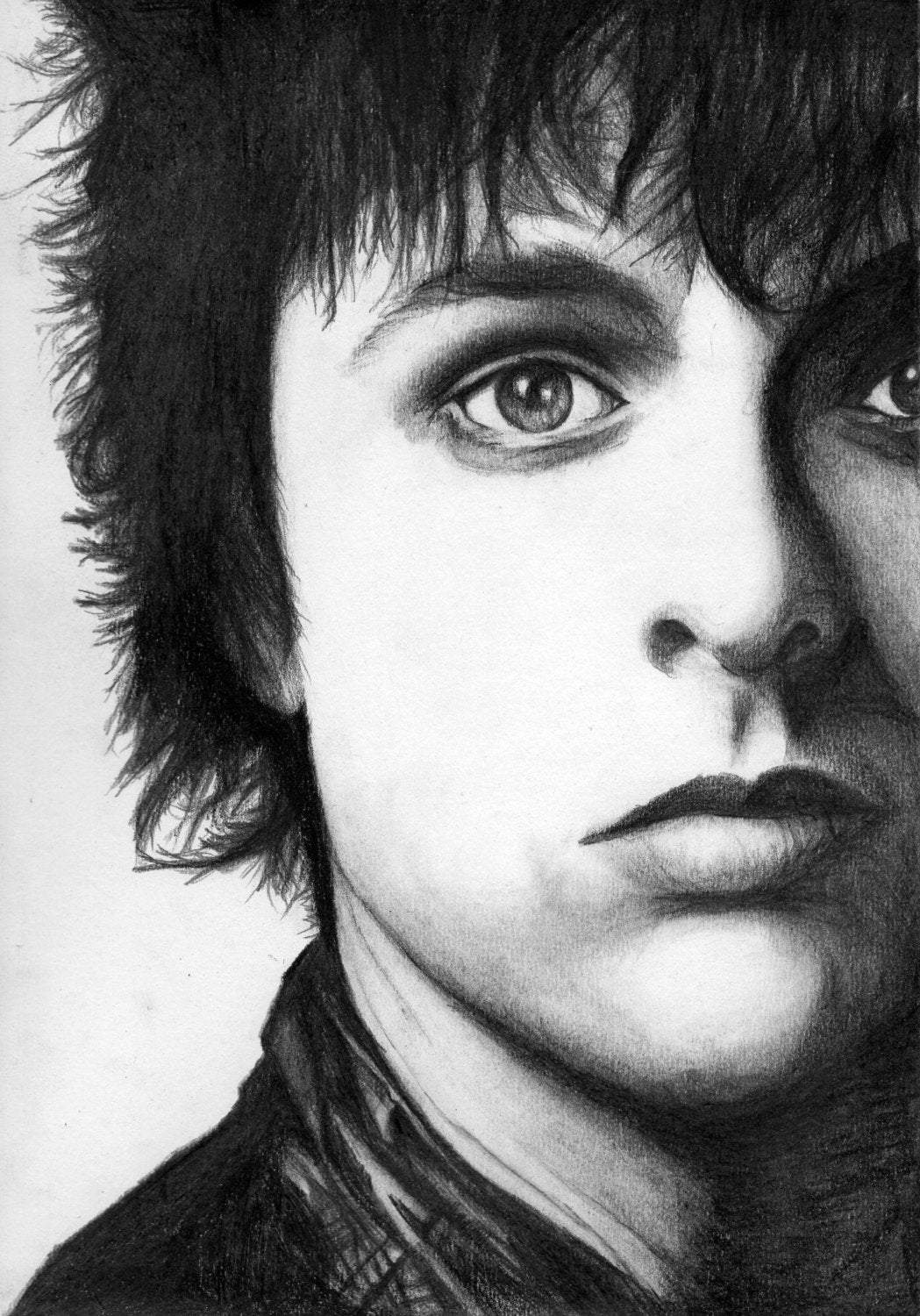 Singer Billie Joe Armstrong Drawing