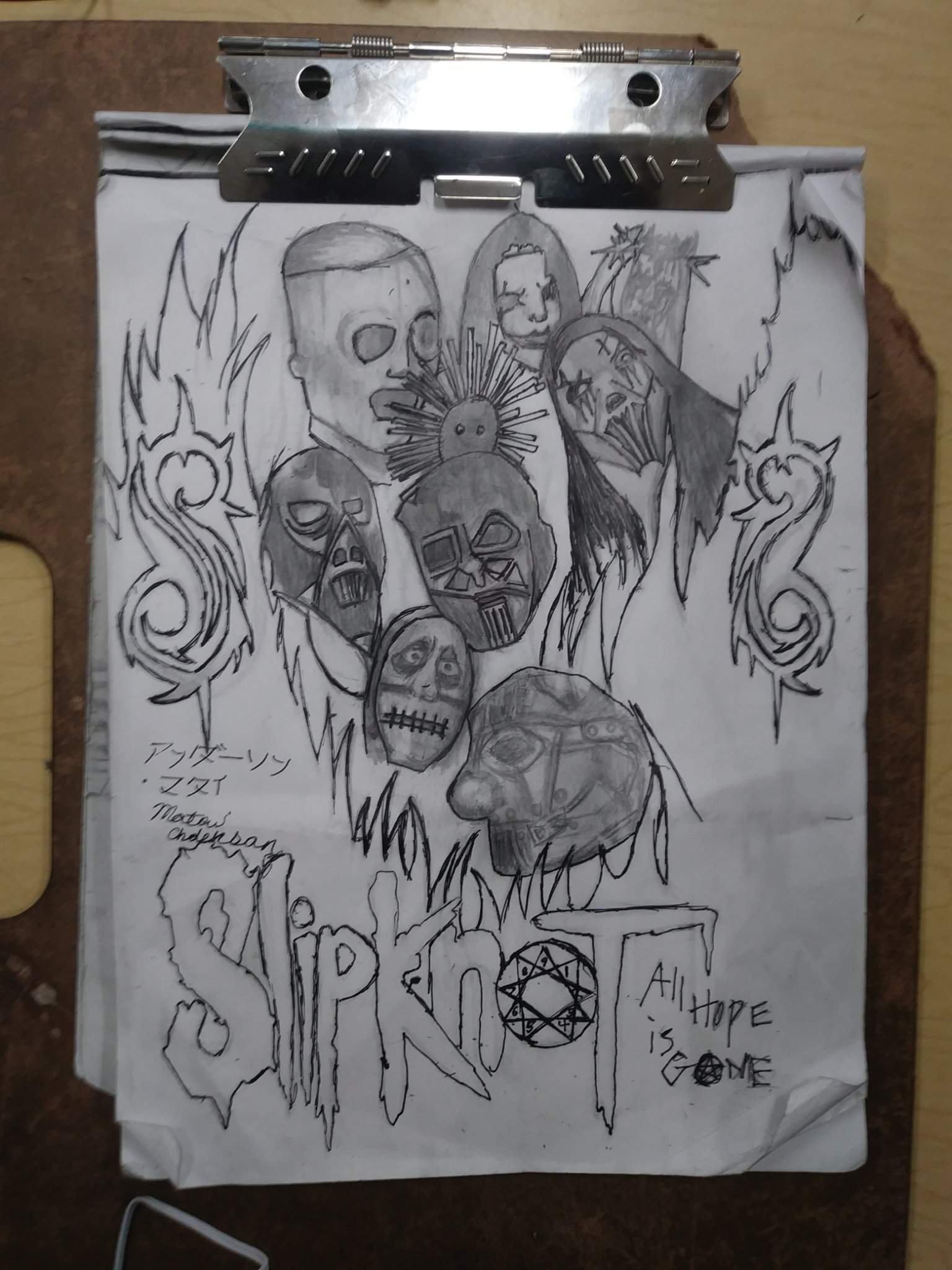 Slipknot Drawing Beautiful Image